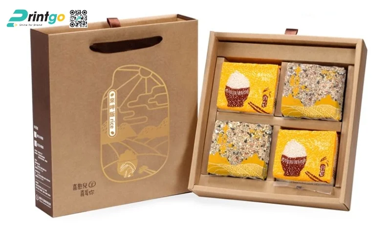 Bao bì gạo xuất khẩu dạng túi giấy Kraft