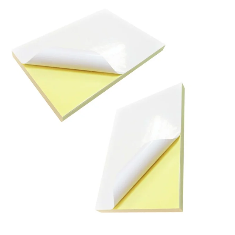 Giấy decal A4 đế vàng