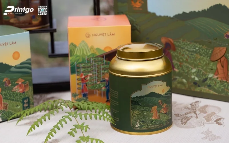Mẫu bao bì cà phê xuất khẩu dạng hộp mềm