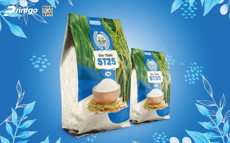 Bao bì gạo xuất khẩu dạng bao PA/PE