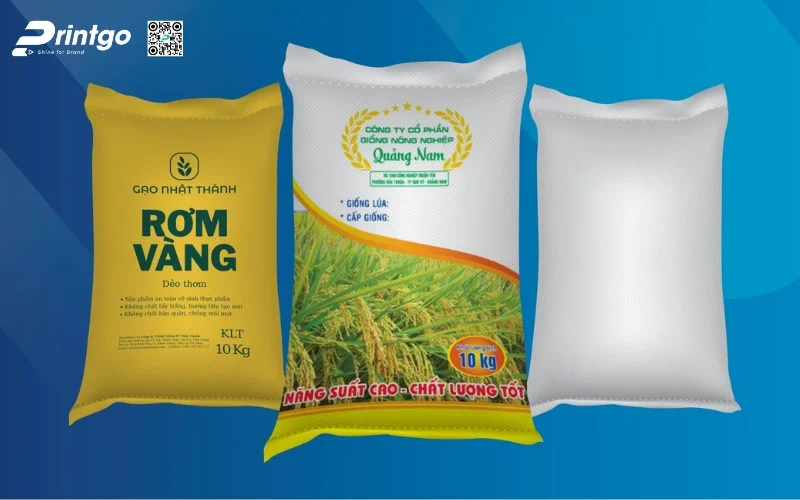 Bao bì gạo xuất khẩu dạng bao PP dệt