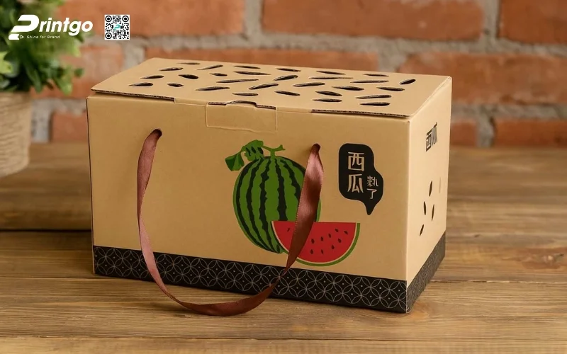 Mẫu thùng carton đựng trái cây xuất khẩu dưa (dưa hấu, dưa lưới) Mẫu thùng carton đựng trái cây xuất khẩu dưa (dưa hấu, dưa lưới)