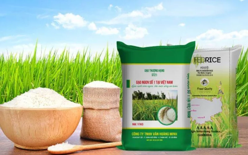 Mẫu in bao bì đựng gạo cao cấp 10kg - 25kg dành cho doanh nghiệp Mẫu in bao bì đựng gạo cao cấp 10kg - 25kg dành cho doanh nghiệp