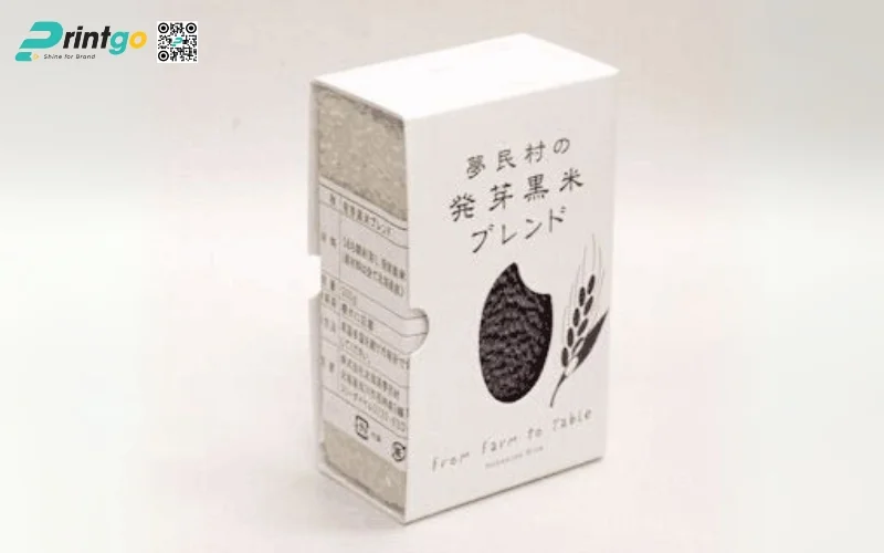 Bao bì gạo xuất khẩu dạng hộp carton mềm