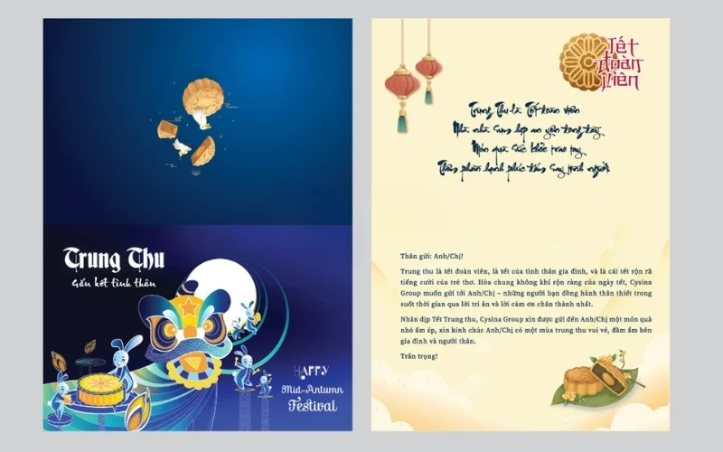 Mẫu thiệp trung thu đẹp gửi tặng nhân viên
