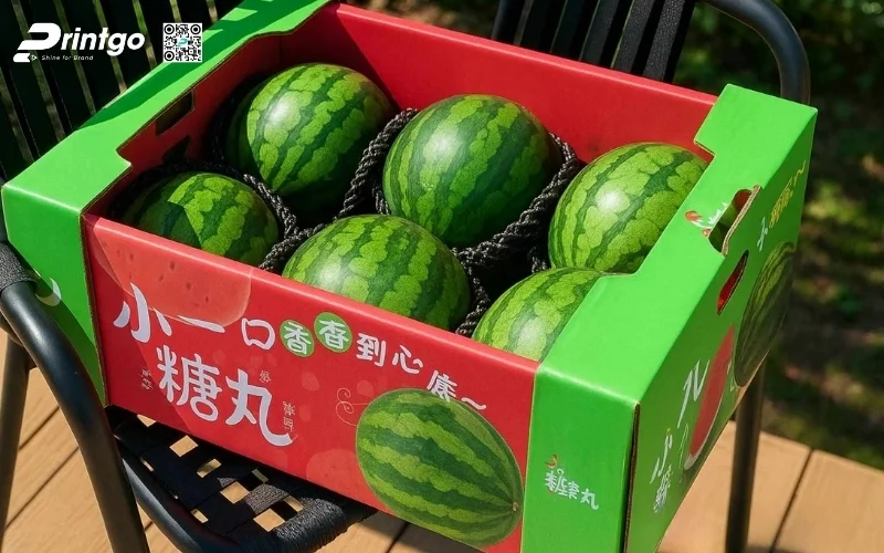 Mẫu thùng carton đóng hàng xuất khẩu hoa quả Mẫu thùng carton đóng hàng xuất khẩu hoa quả