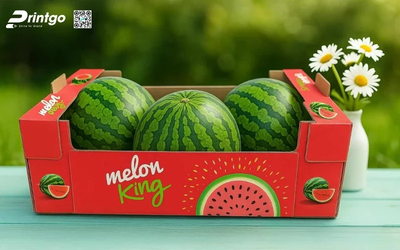 Mẫu thùng carton đựng trái cây xuất khẩu dưa (dưa hấu, dưa lưới) Mẫu thùng carton đựng trái cây xuất khẩu dưa (dưa hấu, dưa lưới)