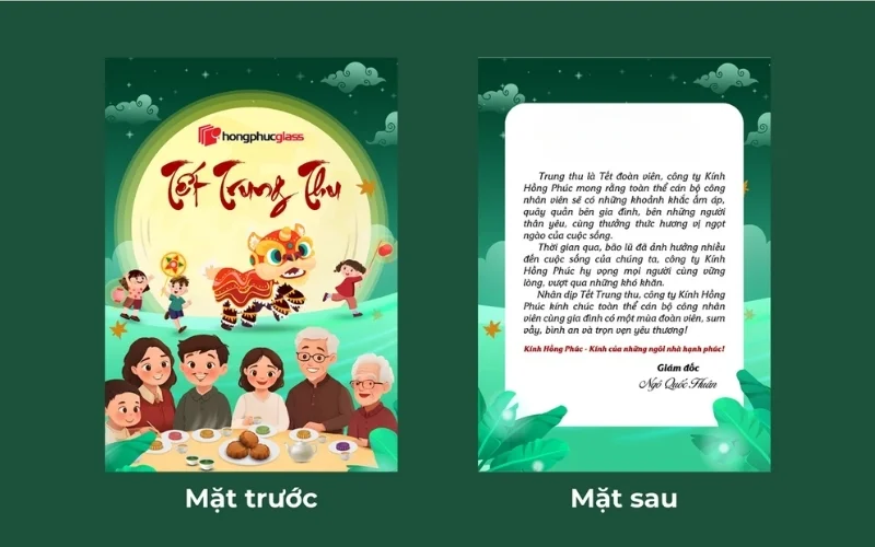 Mẫu thiệp trung thu đẹp gửi tặng nhân viên