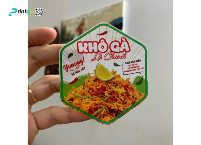 Tem nhãn khô gà