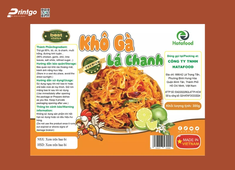 Những điều cần biết khi thiết kế và in tem thịt sấy