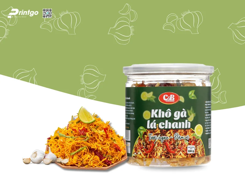 Tem nhãn khô gà