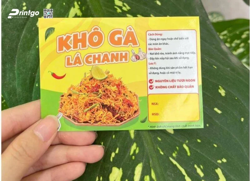 Tem nhãn khô gà
