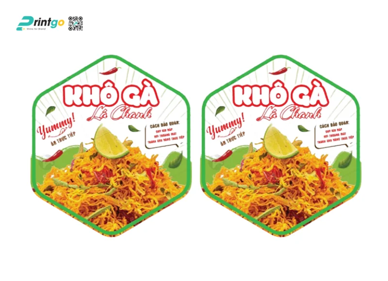 Tem nhãn khô gà