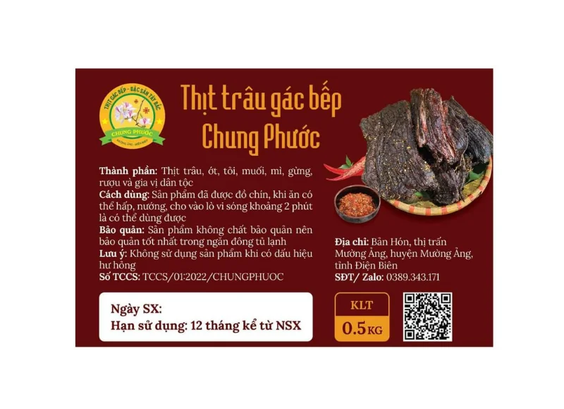 Công nghệ gia công tem thịt sấy