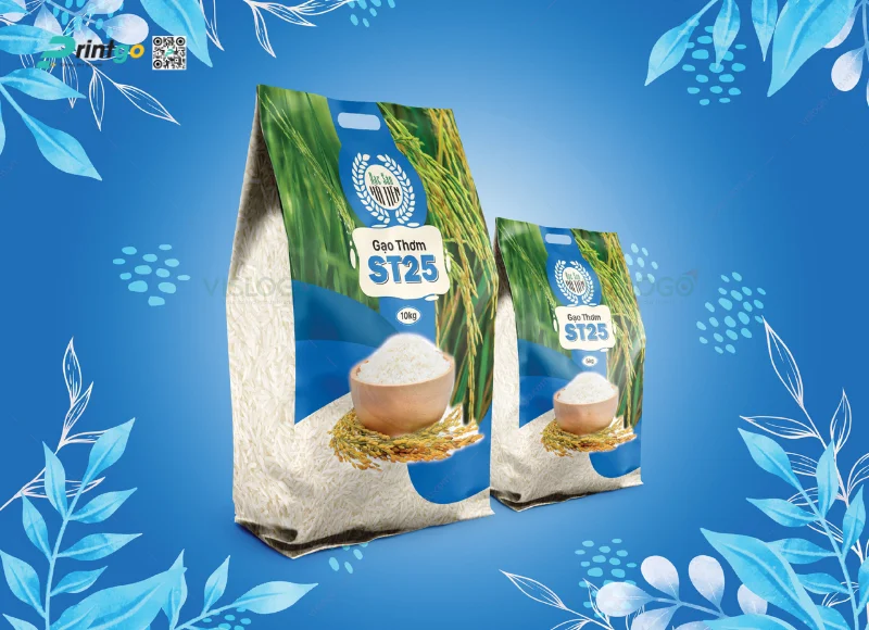 Tổng hợp các mẫu thiết kế bao bì gạo đẹp, sáng tạo nhất năm 2025