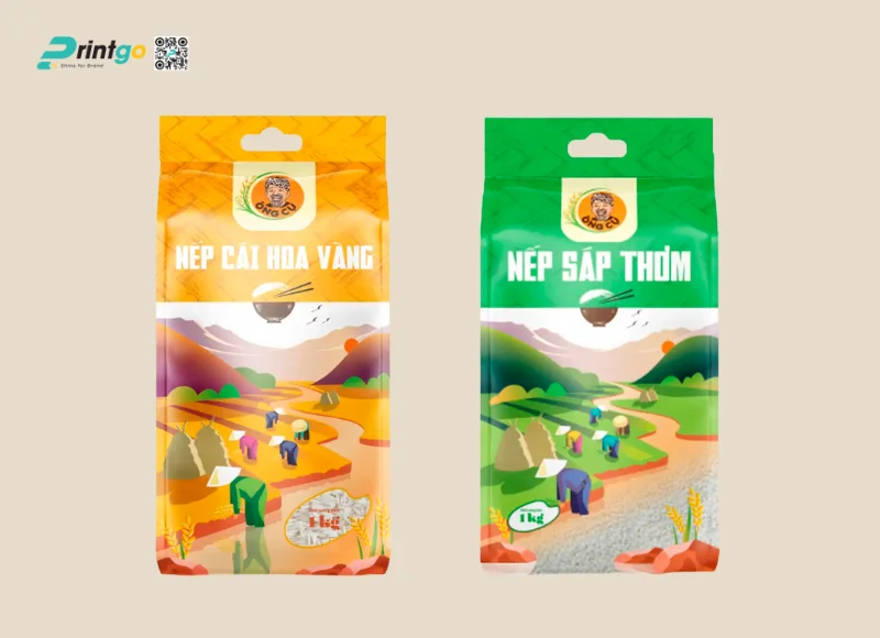 Tổng hợp các mẫu thiết kế bao bì gạo đẹp, sáng tạo nhất năm 2025