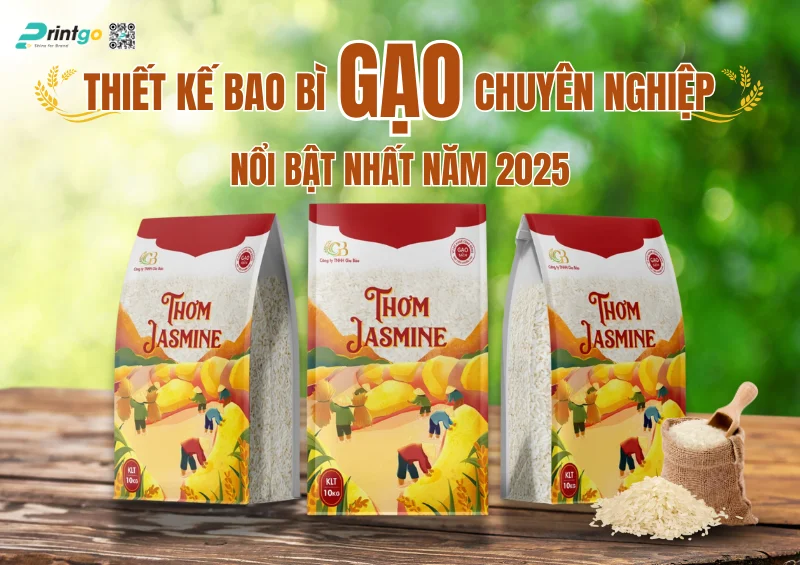 Thiết kế bao bì gạo chuyên nghiệp