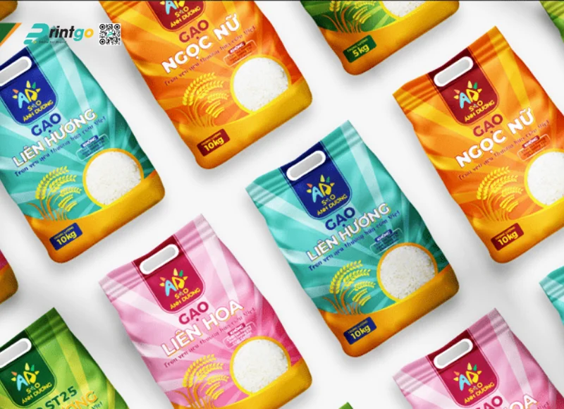Tổng hợp các mẫu thiết kế bao bì gạo đẹp, sáng tạo nhất năm 2025