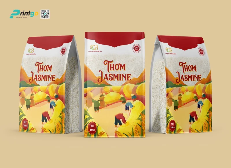 Tổng hợp các mẫu thiết kế bao bì gạo đẹp, sáng tạo nhất năm 2025