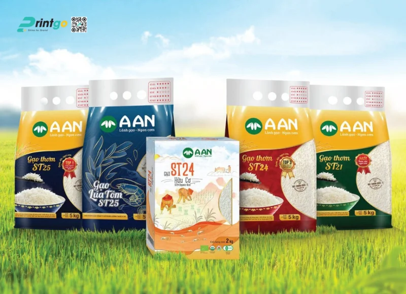 Xu hướng thiết kế bao bì gạo sáng tạo hiện nay
