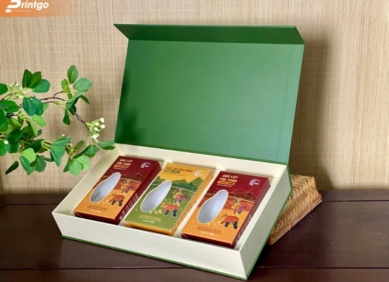 Hộp giấy đựng gạo chất liệu carton lạnh