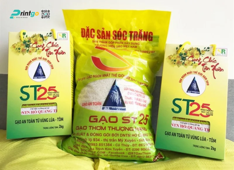 Tổng hợp các mẫu thiết kế bao bì gạo đẹp, sáng tạo nhất năm 2025