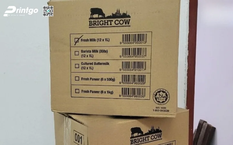 Thông tin bắt buộc in trên thùng dừa tươi xuất khẩu