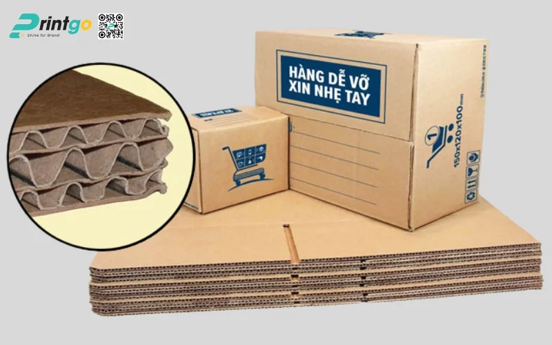 Thùng carton đóng hàng xuất khẩu 7 lớp Thùng carton đóng hàng xuất khẩu 7 lớp