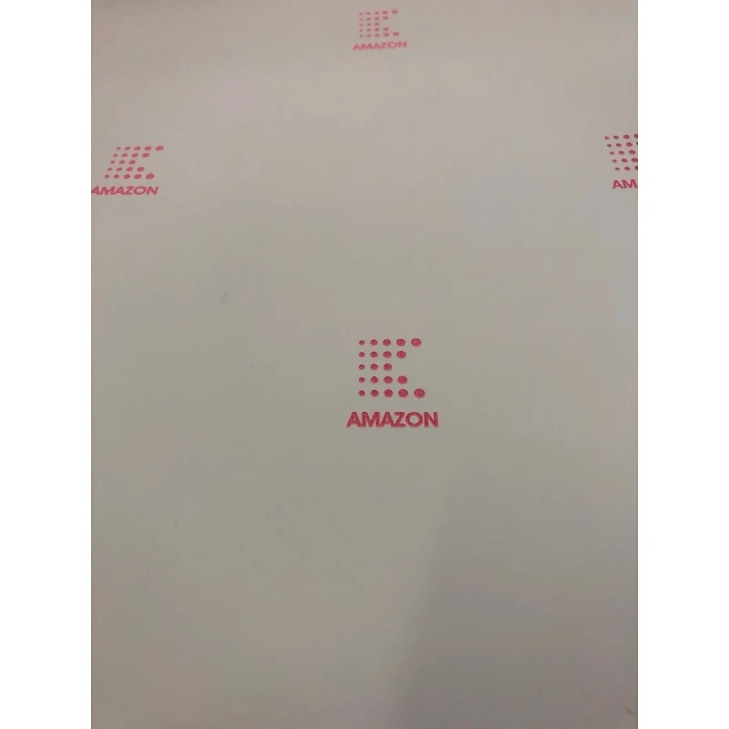 Giấy in decal Amazon chấm đỏ