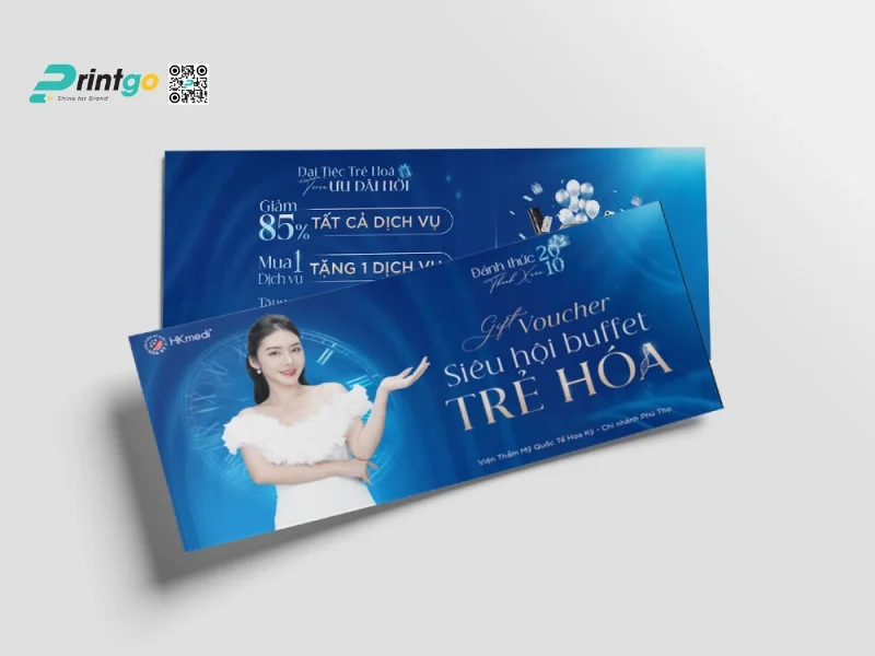 Mẫu voucher spa, làm đẹp chuyên nghiệp 