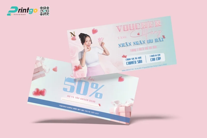 Mẫu voucher chăm sóc da chuyên sâu hiện đại 