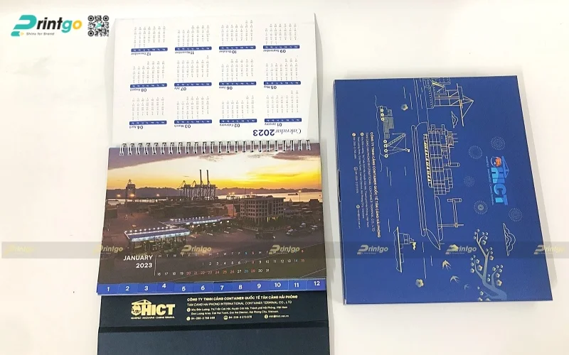 HICT và Printgo: Sản xuất lịch để bàn ghi dấu ấn riêng cho thương hiệu