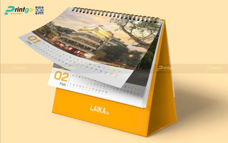 Dự án thiết kế lịch Tết 2025 cho chuỗi cửa hàng cà phê Laika Café