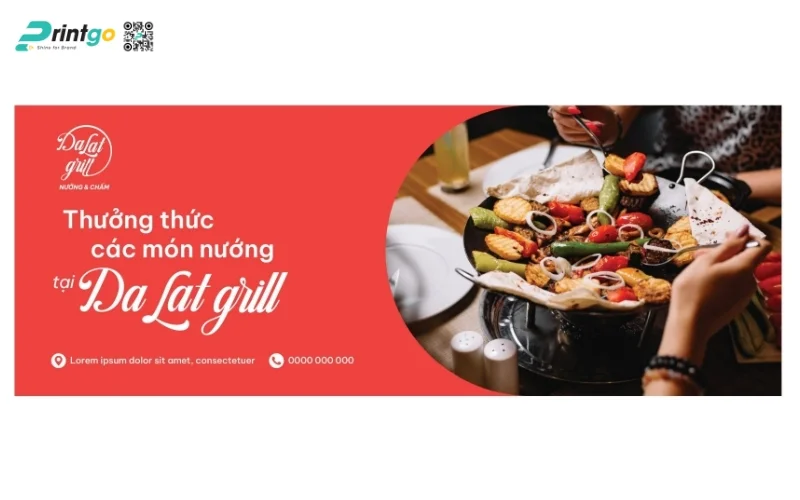 Dự án thiết kế logo F&B - Đà Lạt Grill