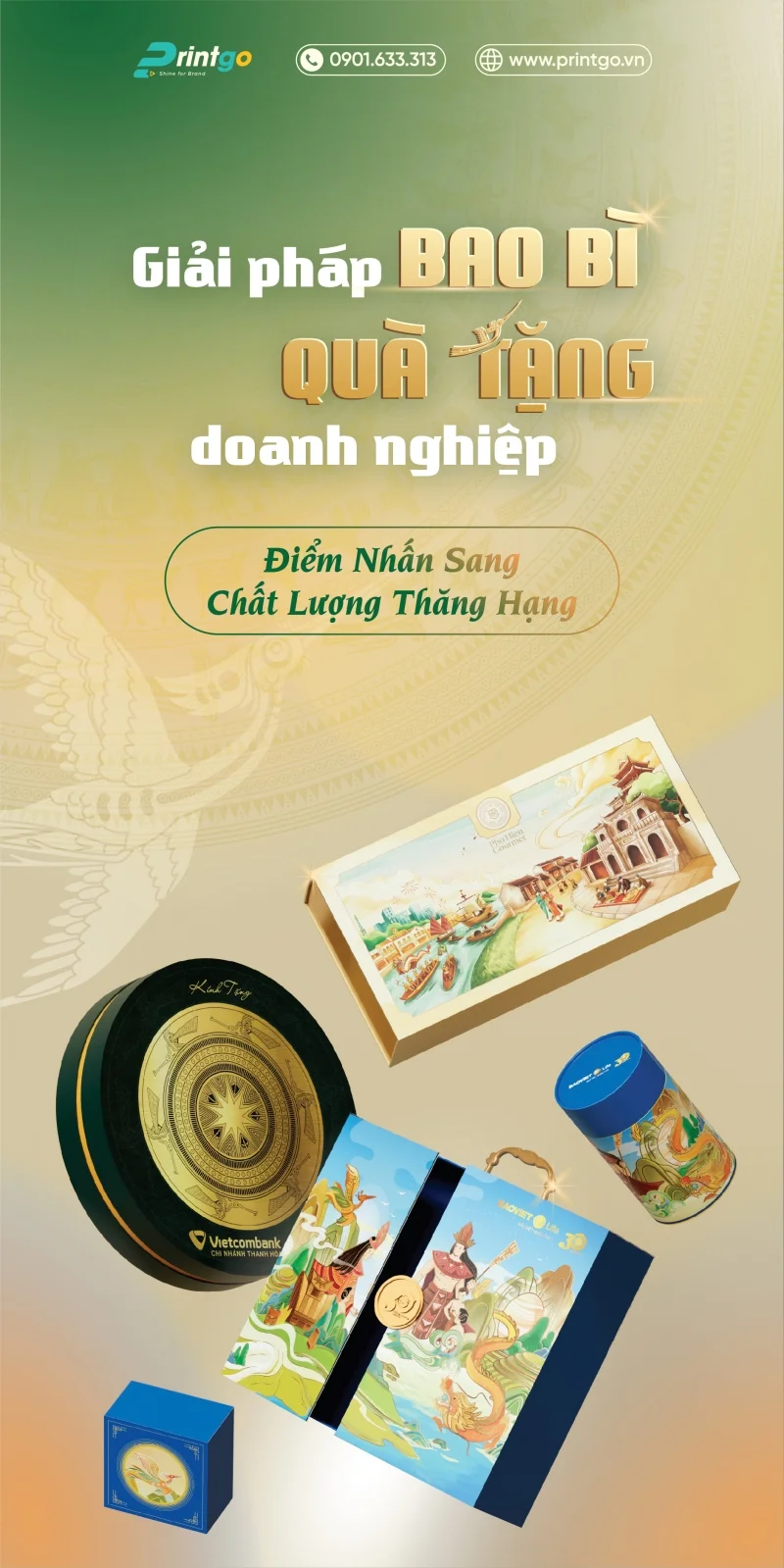 Giải pháp thiết kế và in ấn bao bì quà tặng dành cho doanh nghiệp độc đáo, tinh tế