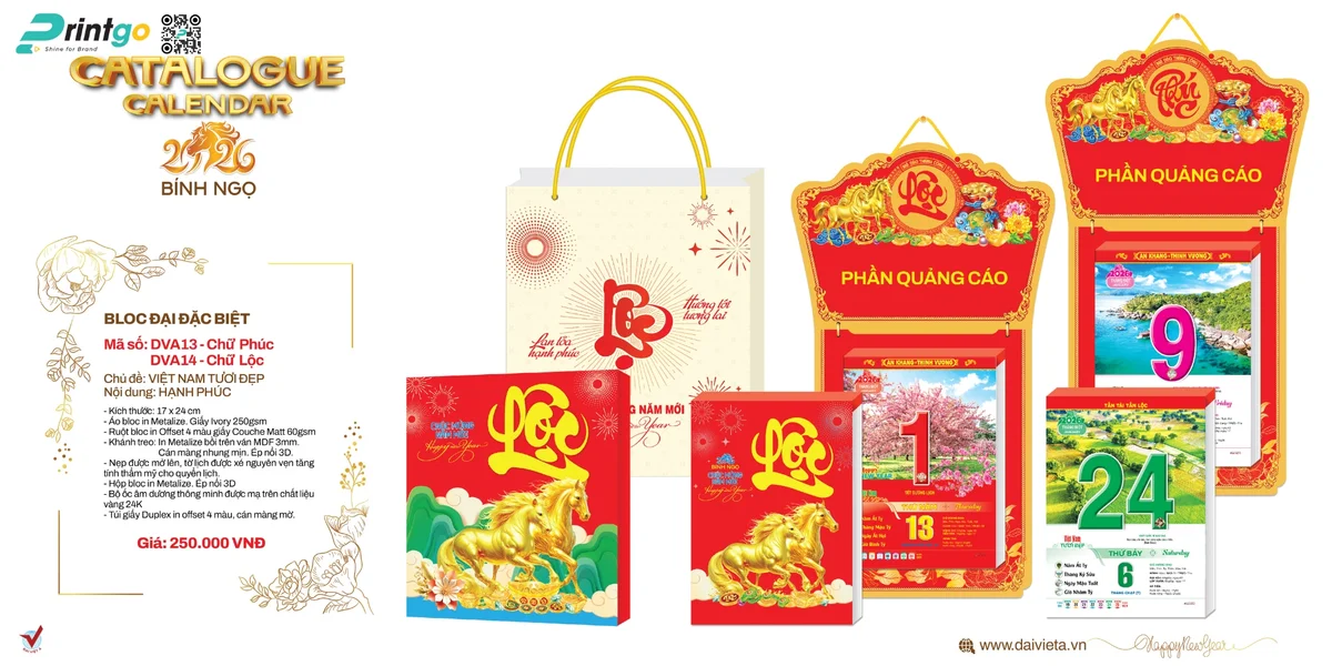 Trọn Bộ Lịch Tết Đại Việt Á Thiết Kế Đa Dạng Mới Nhất 2026