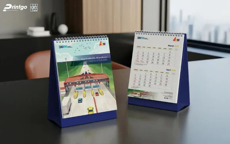 Mẫu lịch để bàn độc quyền kiểu dáng chữ A mới nhất 2026