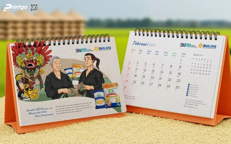 Mẫu lịch để bàn độc quyền kiểu dáng chữ A mới nhất 2026