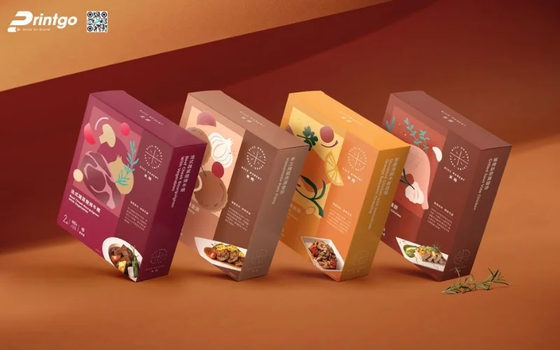 Mẫu bao bì granola dạng hộp mềm