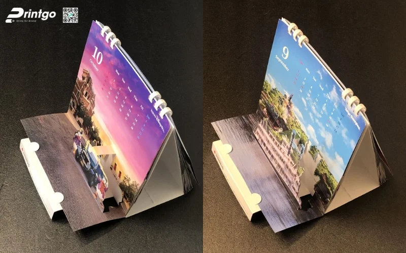 Mẫu lịch để bàn độc đáo 3D