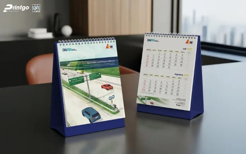 Mẫu lịch để bàn độc quyền kiểu dáng chữ A mới nhất 2026