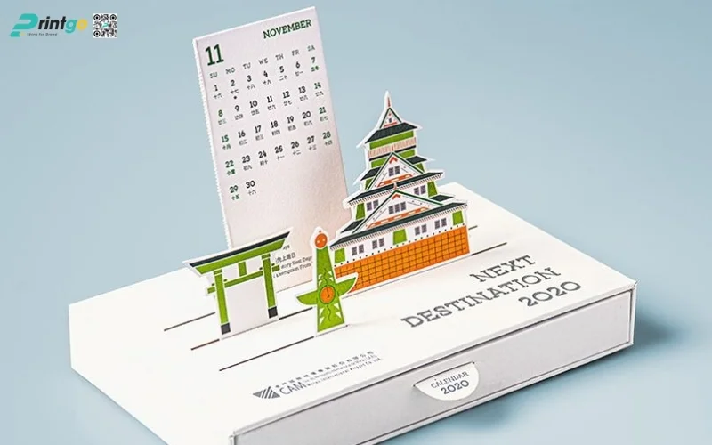 Mẫu thiết kế lịch tết độc quyền 3D