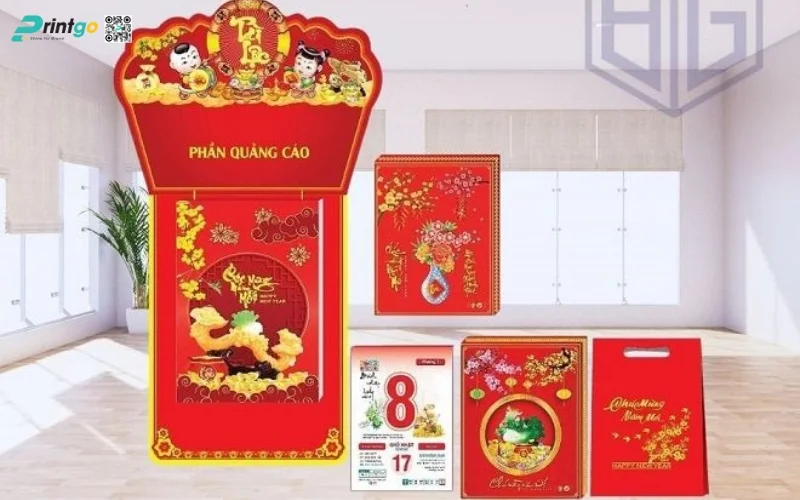 Mẫu in lịch tết độc quyền bloc