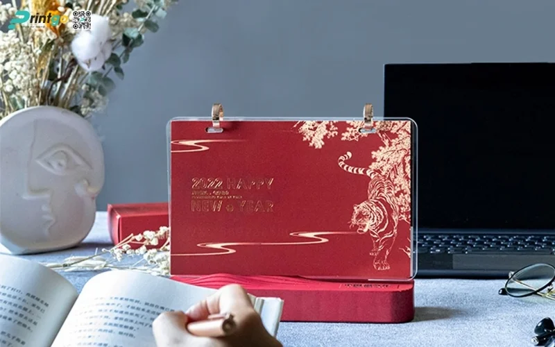 Mẫu thiết kế lịch tết độc quyền đế mica đặc biệt