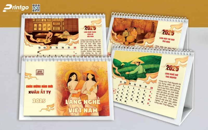 Bộ sưu tập mẫu lịch bàn độc quyền mới nhất 2026
