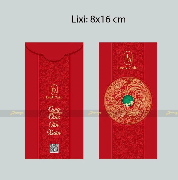 LeeA.Cake và Printgo: Sản xuất hộp đựng quà tết Long Phụng Chầu Nguyệt An khang - Thịnh vượng