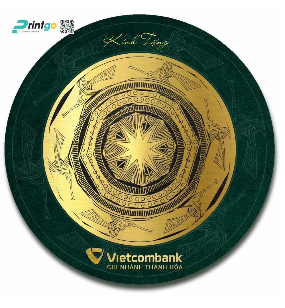 Thiết kế hộp bánh trung thu Vietcombank Thanh Hoá mặt trước