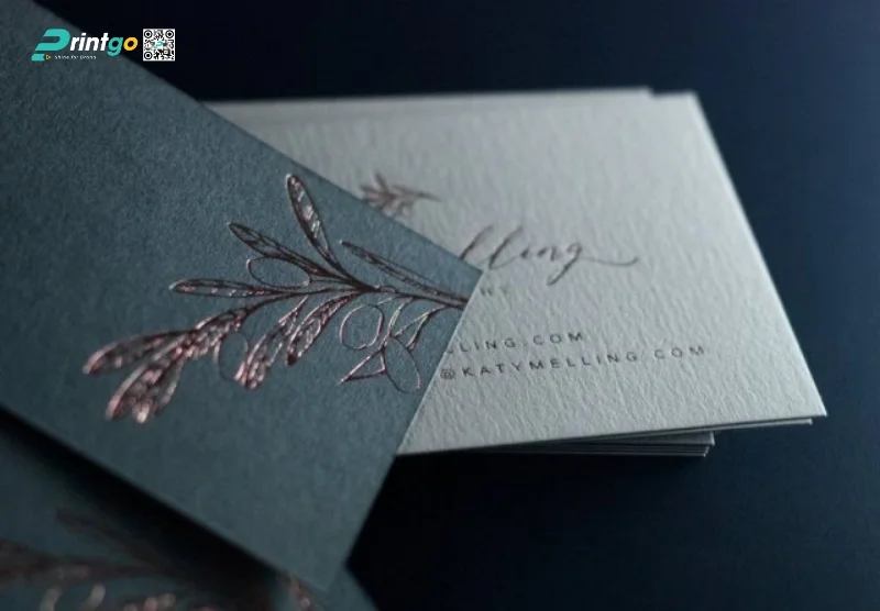 Ứng dụng của giấy mỹ thuật trong in ấn: name card