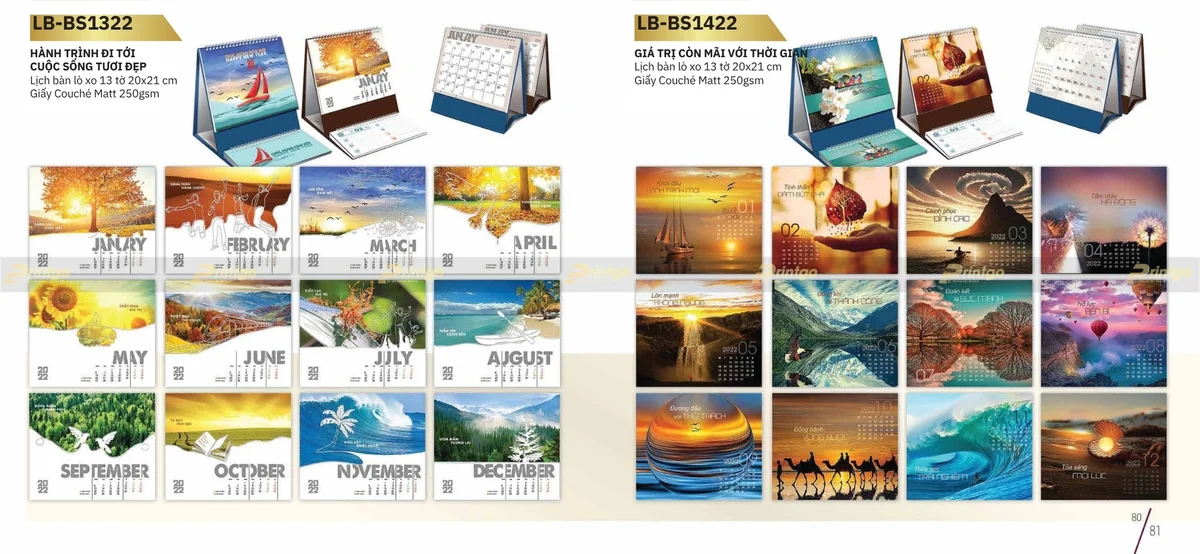 Một số mẫu thiết kế lịch để bàn chữ M độc quyền của Printgo thực hiện Một số mẫu thiết kế lịch để bàn chữ M độc quyền của Printgo thực hiện