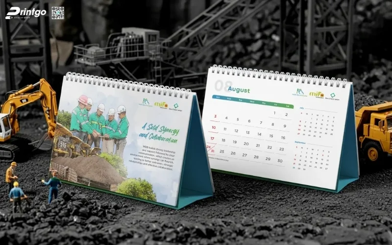 Mẫu lịch để bàn độc quyền kiểu dáng chữ A mới nhất 2026